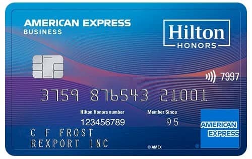 The Hilton Honors American Express Business Card